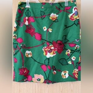 J. Crew floral pencil skirt - 10